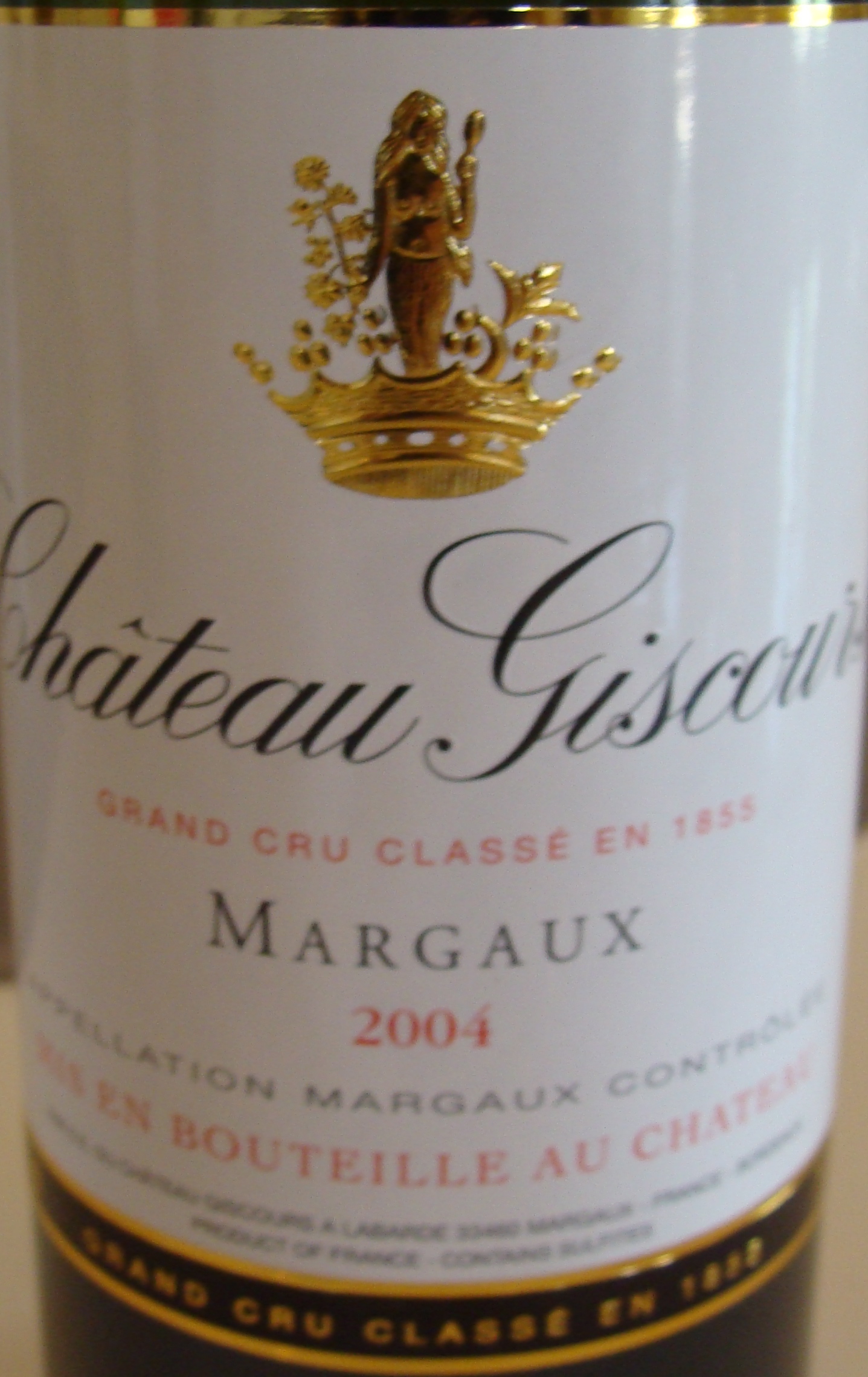 AOC wine Chateau Giscourse - Margaux