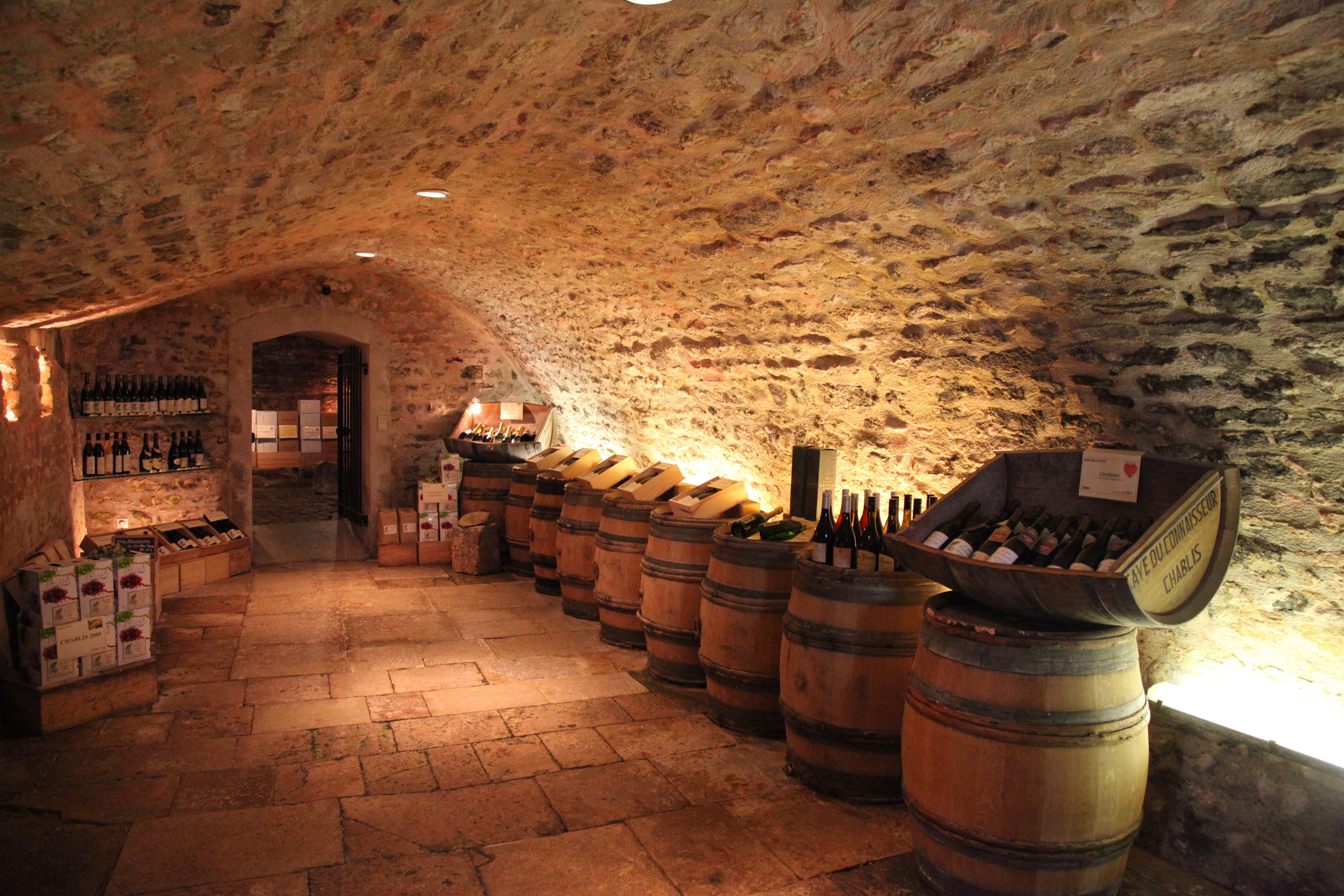 Underground cellar in Chablis