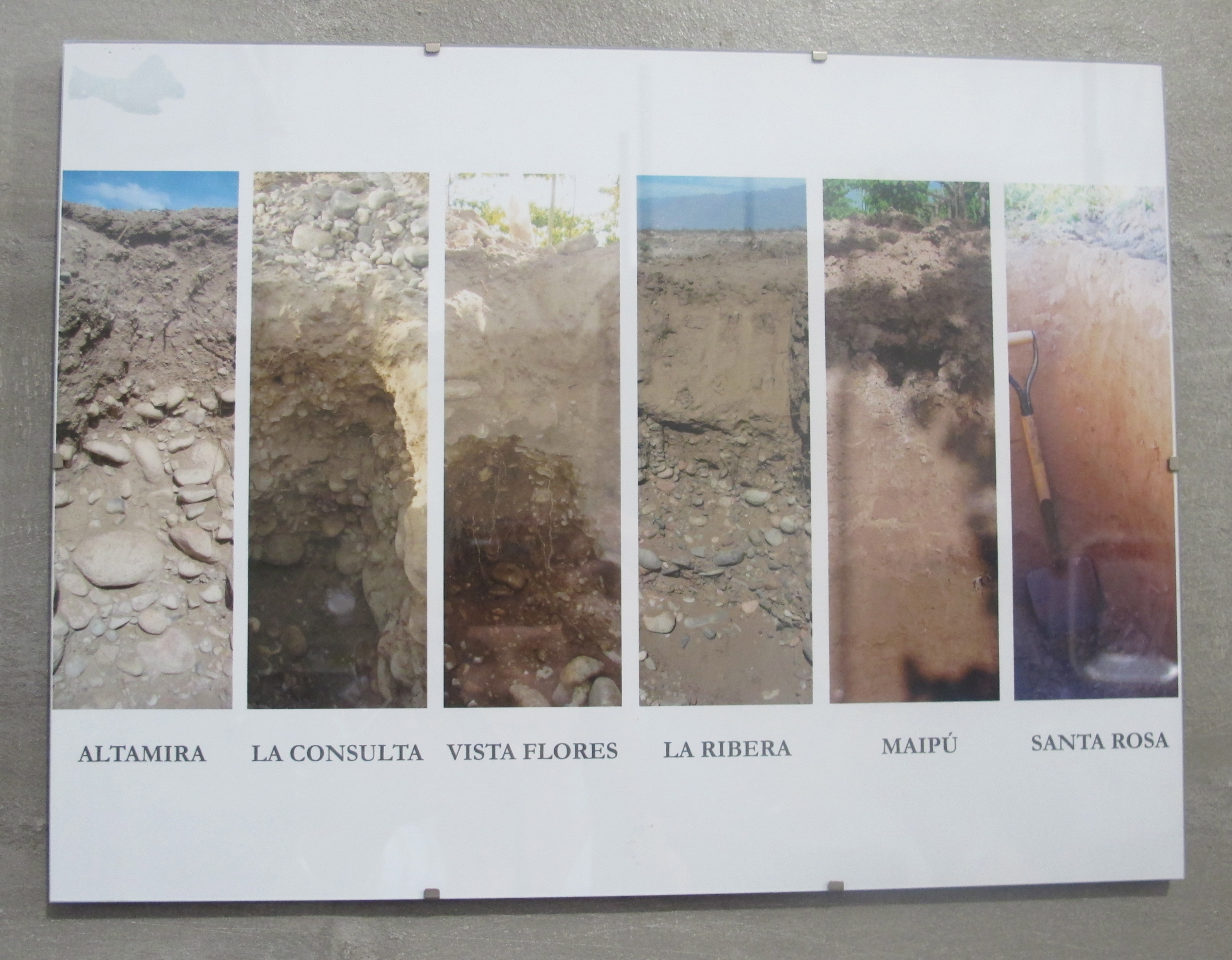 The soils at Familia Zuccardi vineyards