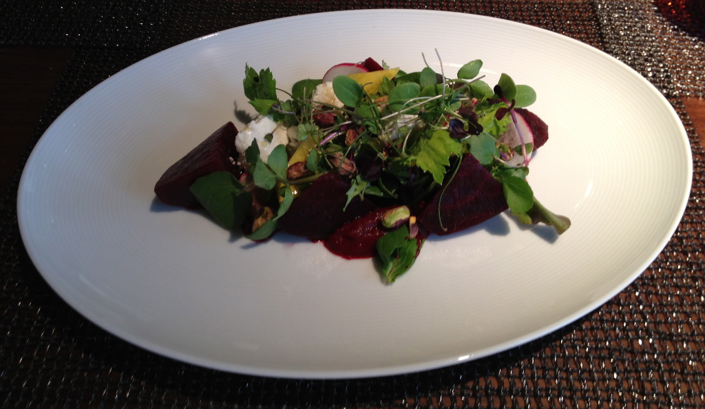 Goats cheese and beetroot salad