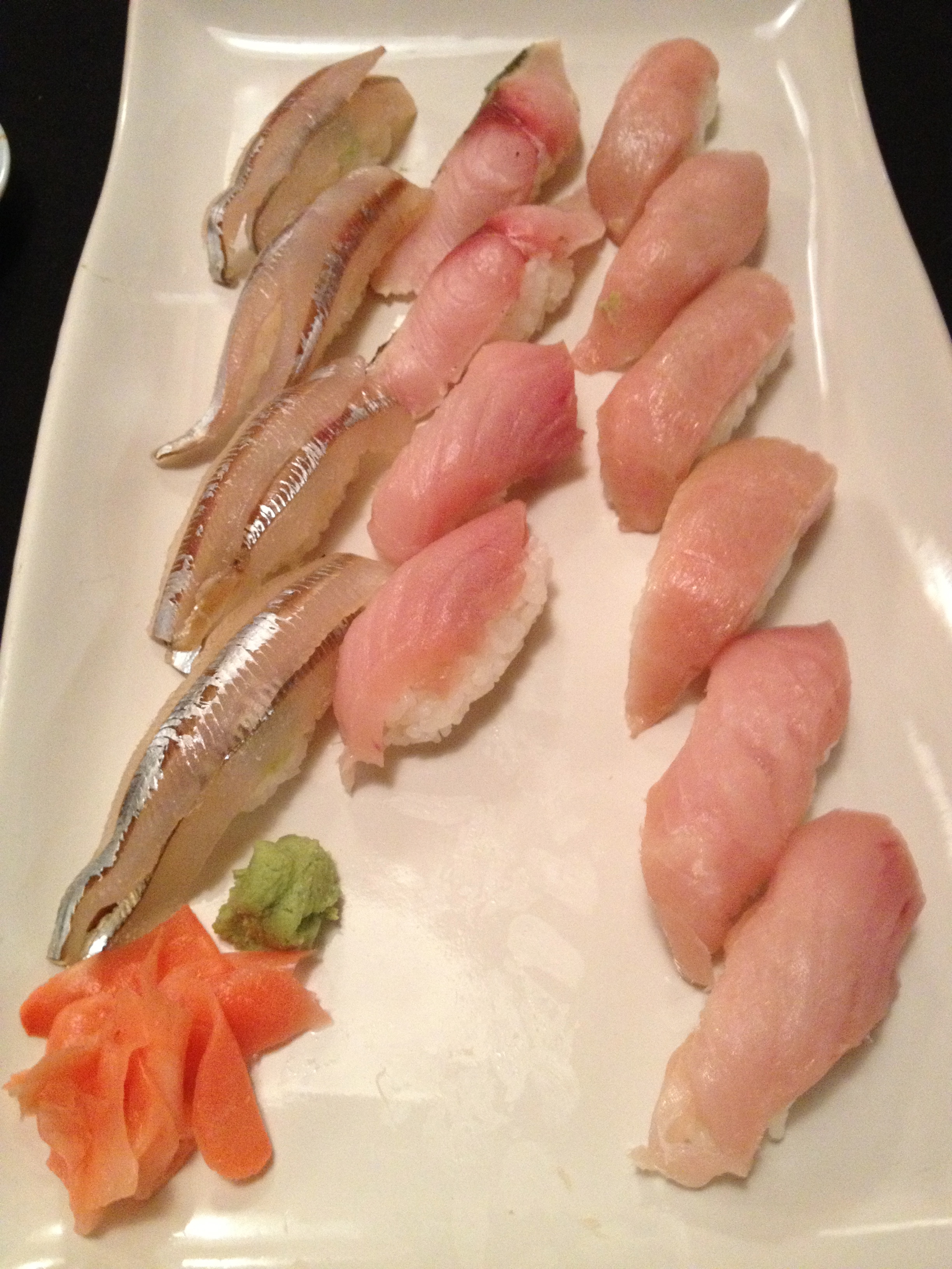 The sushi platter