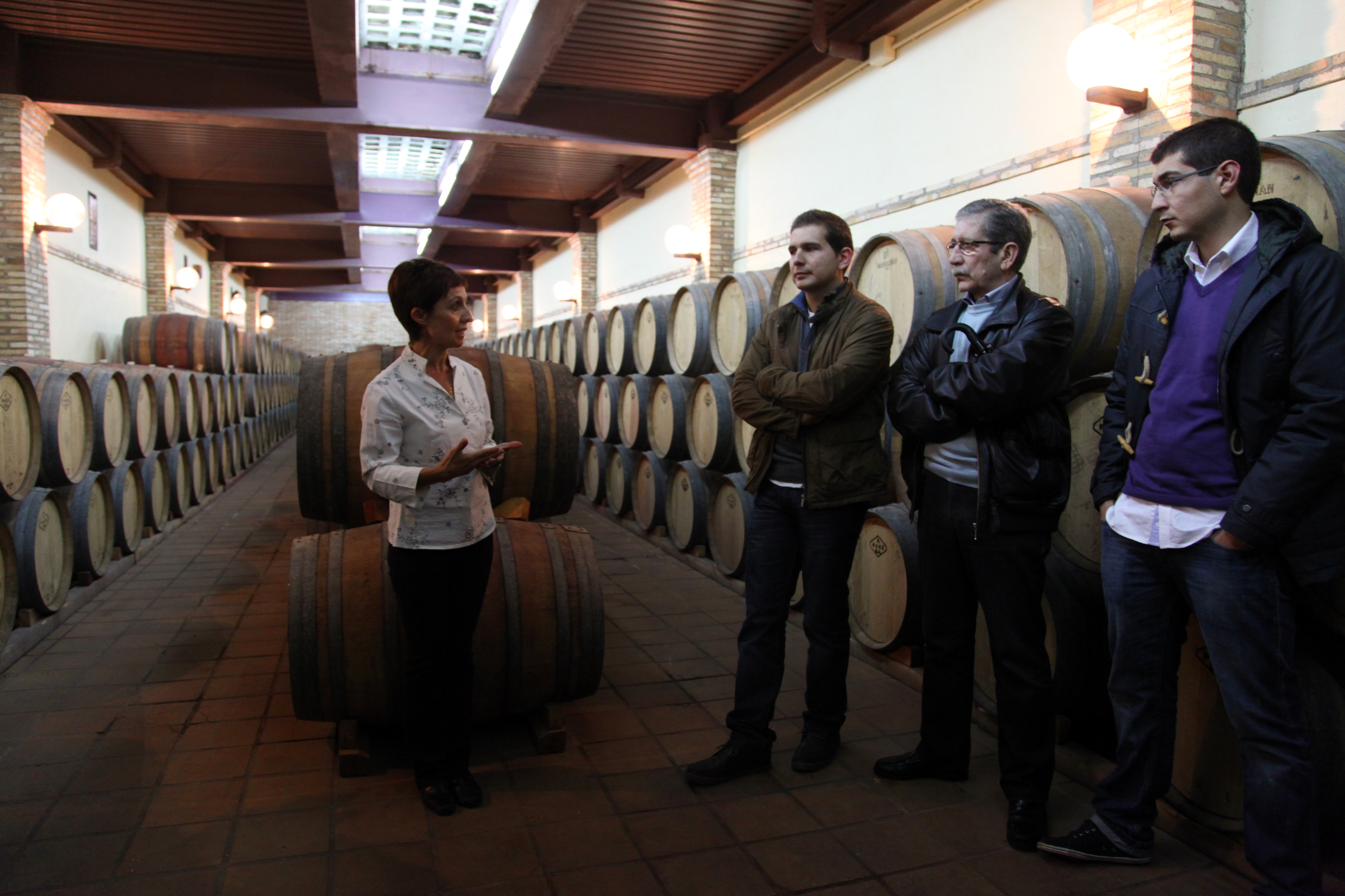 Tour of the winery: men could be great listeners when wine is concerned. Photo by Zlata Rodionova