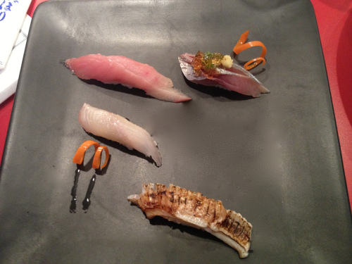 Sushi omakase at Wa