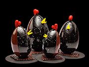 Patrick Roger: Easter chocolate cocks