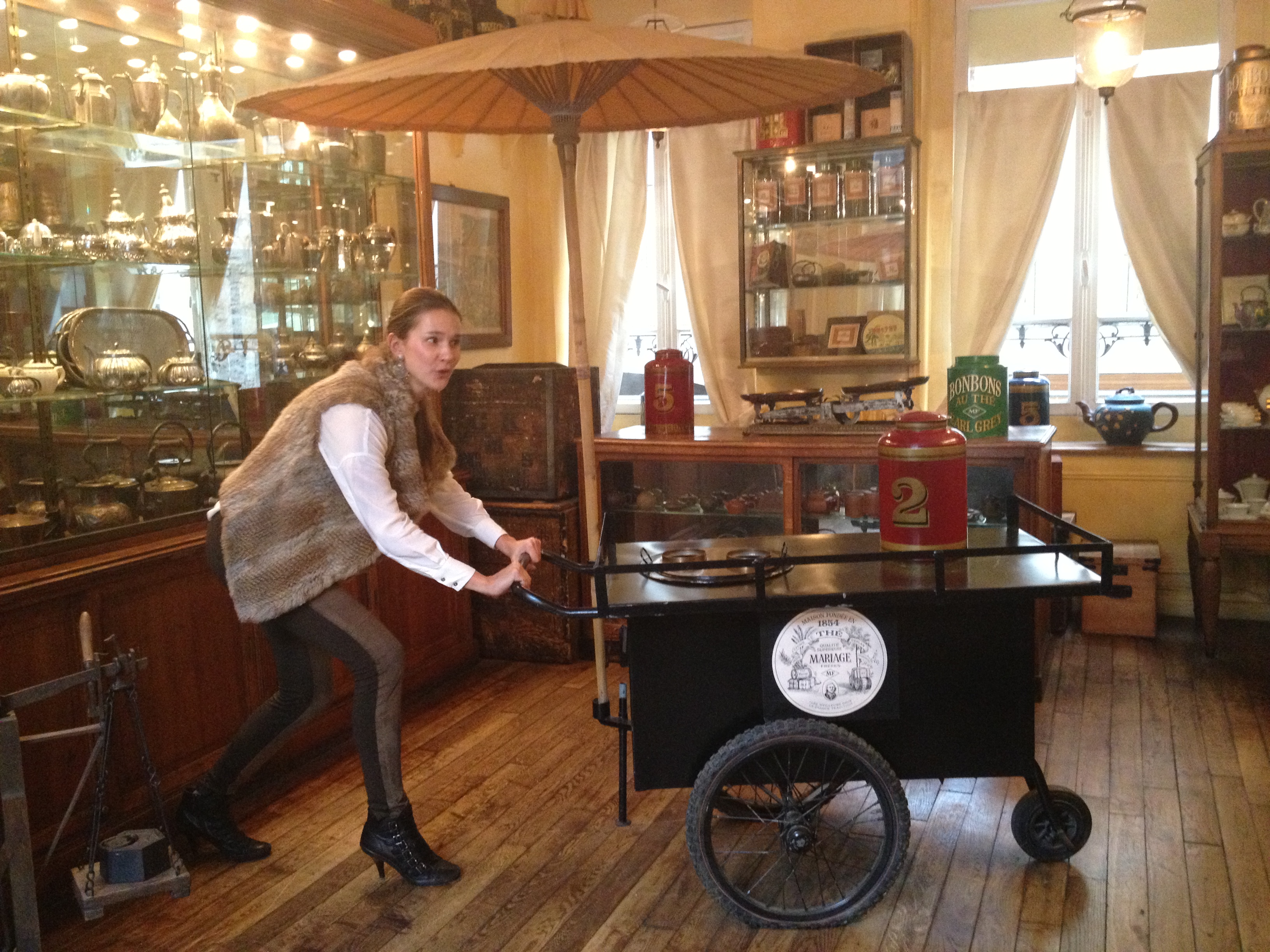 The traditional meets modern tea seller in Paris at the Tea Museum