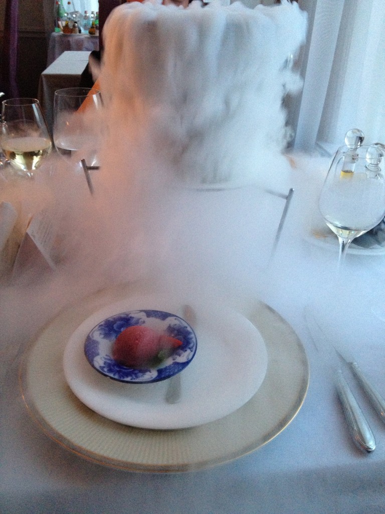 A surprise sorbet before the main course