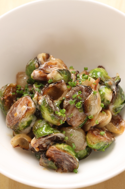 Pearl&amp;Ash Brussels sprouts, pearl onions