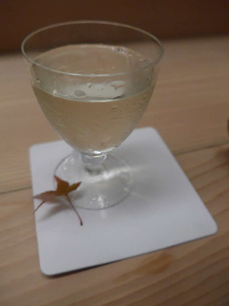 Glass of sake
