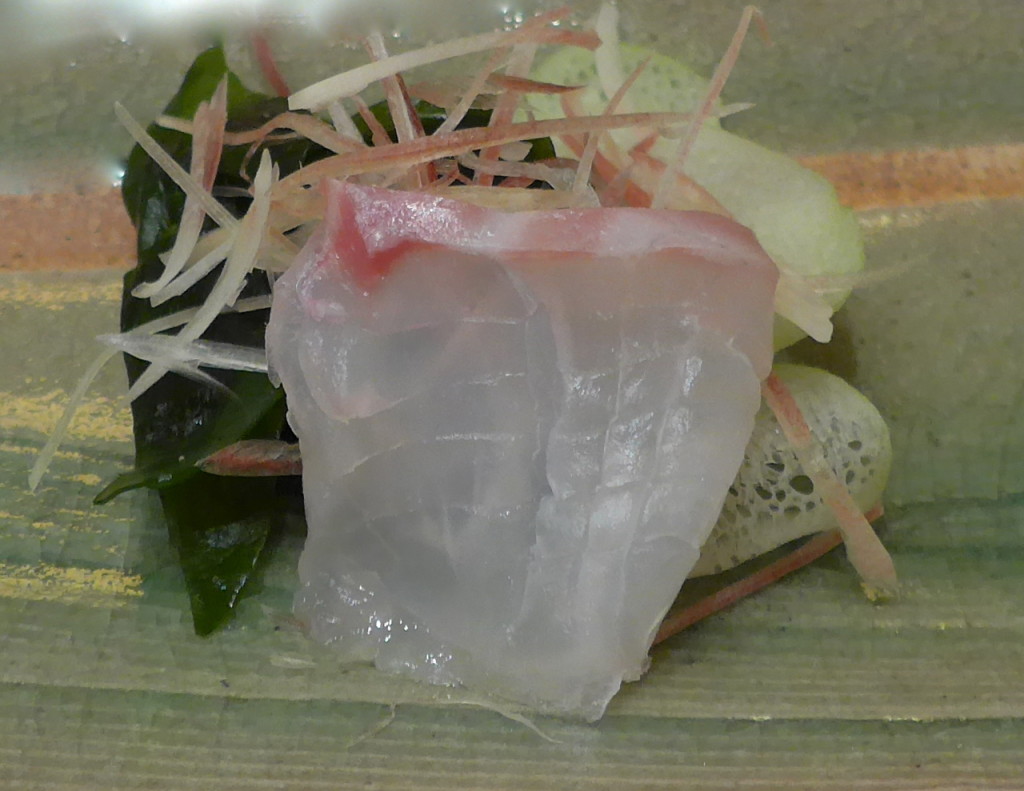 White fish sashimi at Ichi