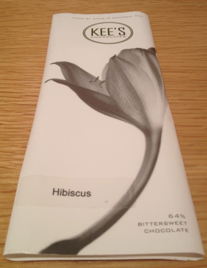 Kee's Hibiscus dark chocolate bar
